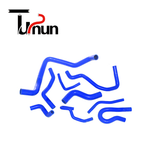 Bộ ống dẫn nước làm mát bằng silicon của nhà sản xuất, màu đen, dịch vụ gia công tùy chỉnh cho <span class=keywords><strong>Honda</strong></span> Civic D15B/EK3 96-98, 9 chi tiết - Product Image 2