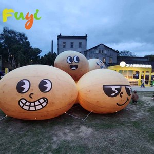 Cute Potato Decorative Customized Art Model Inflatables <strong>Balloon</strong> Potato Advertising <strong>Shape</strong> Nylon Cloth Full Color for Ornament - Product Image 2