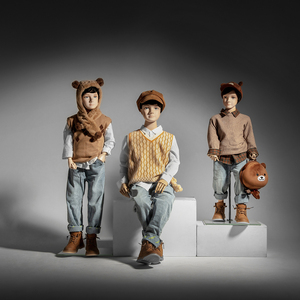 KM10 10 Years Old Kids <strong>Dummy</strong> Adjustable Joints Display <strong>Dummy</strong> Full Body Skin Movable Joints Mannequin - Product Image 3