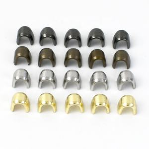 Meetee ZA212 10 # Accessoires de réparation de fermeture éclair Fermeture à glissière <span class=keywords><strong>avant</strong></span> en alliage de zinc Style U Fermeture à glissière supérieure et inférieure - Product Image 2