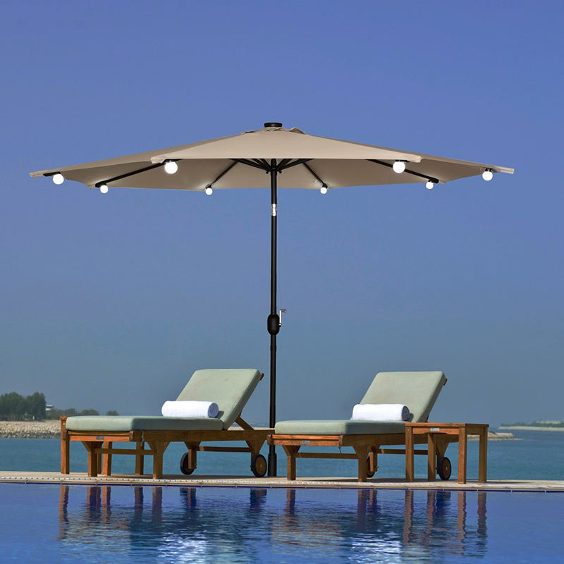 Bombilla de luz paraguas