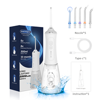 Hydropulseur portable H2ofloss, étanche IPX7, irrigateur dentaire électrique sans fil, jet d'eau dentaire