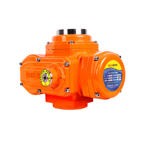 220VAC 380VAC Motorized Rotary <b>Ball</b> Metal Sealing Carbon <b>Steel</b> V Port Flange Explosion Proof - Product Image 2