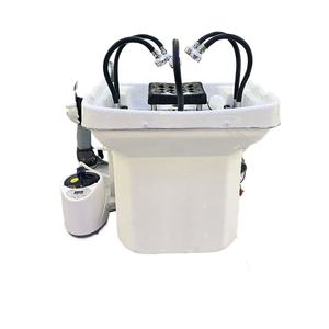 Lavabo Portátil de Cerámica Japonés para Spa Capilar 2 en 1, Lavado y Masaje del Cabello para Uso en Salón, 110V/220V - Product Image 1