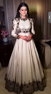 Vestido Occidental de Georgette Estampado Listo para Enviar con Patrón Regular y Talla Personalizada Disponible - Product Image 2