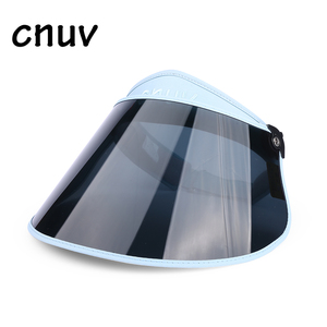 Grande de alta calidad de pvc viseras tapas de paja sombreros de Sol de moda de verano de viseras tapa - Product Image 5