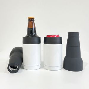 Custom Logo12oz 3 in 1 <b>Thermos</b> 355Ml Regular Standard Shaped Blank Sublimation Beer <b>Bottle</b> Insulator Can Cooler - Product Image 3