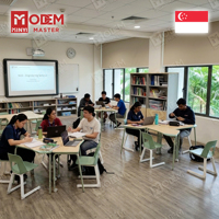 MINYI OFFSET Singapore Ensemble de table de formation et de collaboration avec chaise pour adulte