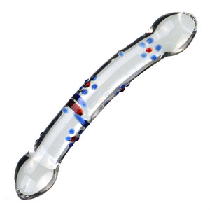 Nieuwe Transparant Glas Pruimenbloesem <span class=keywords><strong>Dildo</strong></span> Volwassen Vrouwen Mannen Paar Plezier Masturbatie Anale Plug Een Stuk Dropshipping Model 0314 - Product Image 4
