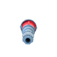 Prise électrique industrielle femelle HFE HFN-2242 ROUGE 3P+E 380V 32A IP67 CE