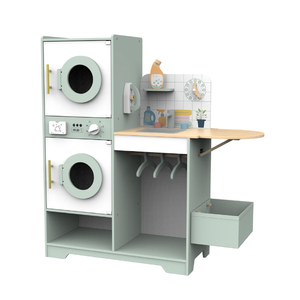 Juego de tienda de comestibles Juego de tienda Montessori interactivo de madera Juguete Juego de simulación Cocina Comida Juguetes para niños - Product Image 1