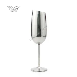 250 мл Роскошные бокалы для шампанского из нержавеющей стали 304 свадебный бокал для шампанского бокал для вина серебряный бокал для вина подарки