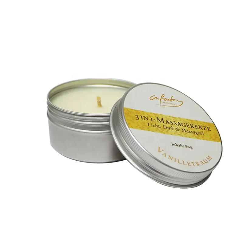 No Smoke Cotton Wicks Scented Soy Massage Home SPA Candles