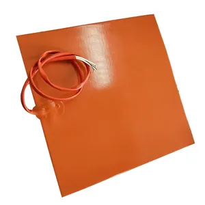 220V 5000W 1200X1200mm Flexible Silicone Rubber Heater Pad 3D Printer Heater