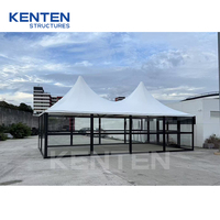 Fabricants de tentes de réception en Chine, tentes de réception temporaires personnalisées en plein air, pagode blanche 5x5 6x6 5 X 10 10x10 10x20 grande tente à auvent pour événements