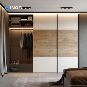 <b>White</b> Solid Wood Wardrobe <b>Cabinet</b> Freestanding Single Door <b>Storage</b> Unit Minimalist Design for Modern Home Bedroom - Product Image 3