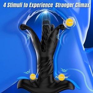 Plug anal, jouets pour adultes, vibrateur anal pour hommes avec 9 modes de vibration, stimulation par pulsations, télécommande via application - Product Image 2