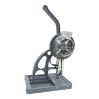 Máquina perforadora de ojales semiautomática para tableros KT, lona y pancartas