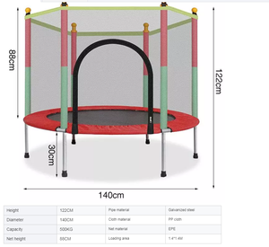 <span class=keywords><strong>Trampoline</strong></span> extérieur pour enfants avec filet de sécurité - Product Image 5