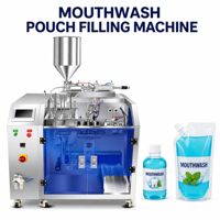 Machine d'emballage automatique pour sachets de bain de bouche en doypack – Remplissage et scellage de liquides pour soins bucco-dentaires