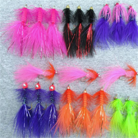 Plume de dinde marabout rose pour enfant bricolage artisanat créatif Costume de cheveux accessoire de pêche matériel de montage de mouches ornement frange