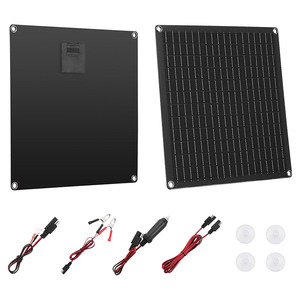 แผงโซลาร์เซลล์ขนาดเล็กกันน้ำ 10W 15W 20W โมโน ETFE รูปทรงกลม/สี่เหลี่ยม พร้อมสายหนีบจระเข้ สำหรับระบบ DIY ขนาดเล็ก - Product Image 1