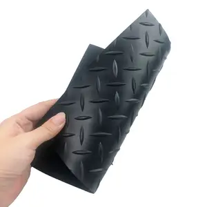 Напольный Противоскользящий тонкий резиновый напольный коврик с узором в виде черной ивы