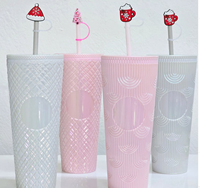 Gobelets à café réutilisables en plastique écologiques certifiés BSCI, kits de fournitures pour fêtes, impression de logo en couleur pour la rentrée scolaire