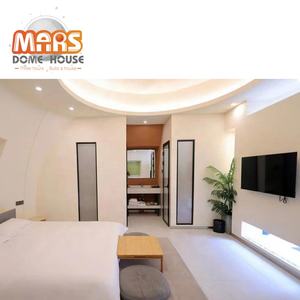 Casa Domo Prefabricada Aislada con Panel Sándwich Resistente a Huracanes e Impermeable, con Baño, para Campamentos y Resorts - Product Image 5