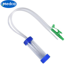 Dispositif d'aspiration manuelle des mucosités jetable Medco pour enfants, usage unique, silicone médical, capacité 5 ml - Product Image 1