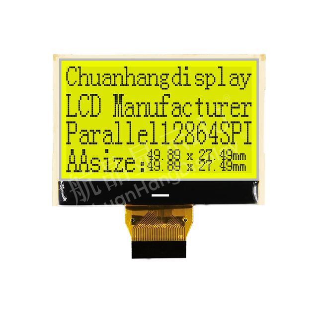 ChuanHangDisplay CH6029A-L 128x64 COG Graphic LCD Module 54.0x32.0mm ST7567R IC Plugin LCD Display LED Backlight