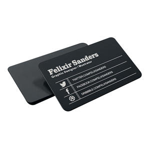 0.8 مللي متر سميكة فارغة مات الأسود ساندبلاستيد المؤكسد صفيحة ألومينيوم سطحي ملاءات وسم المعادن اللوحة علامات زيارة بطاقات الأعمال - Product Image 4