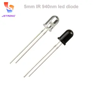 Through Hole 5mm 3mm Infrared 850nm 940nm IR Led Diode
