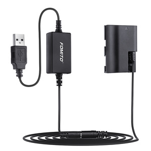 POMITO LP-E6 แบตเตอรี่จำลอง แหล่งจ่ายไฟ USB สำหรับแคนนอน R5 5D3 70D 80D 90D กล้องแบบพกพา - Product Image 1
