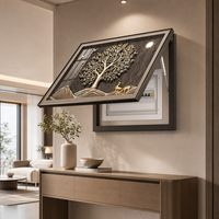 Décoration murale moderne pour dissimuler les interrupteurs, décoration intérieure, peinture diamant