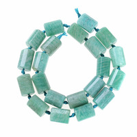 Perles tubulaires irrégulières en pierre naturelle à facettes en gros, perles tubulaires en cornaline, améthyste et amazonite pour la fabrication de bijoux DIY