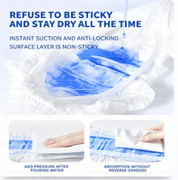 Culottes menstruelles jetables de haute qualité pour la nuit, avec couche supérieure douce, super absorbantes, anti-fuites et respirantes, vente en gros