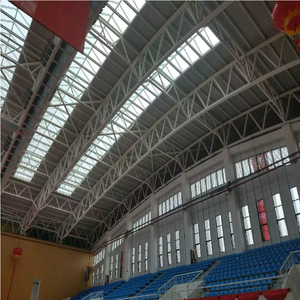 Estructura de techo de acero para pista de tenis y gimnasio, armazón de Metal, prefabricado - Product Image 4