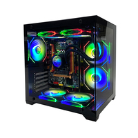Pcooling Nouvelle Mode Offre Spéciale De Bureau M-atx Cas Ordinateur Gamer Pc Serveur Cas Avec Rgb Ventilateur De Refroidissement