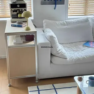 Panneau d'océan en bouleau profilé en aluminium armoire de rangement écologique vitrine moderne Simple armoire à café salon <span class=keywords><strong>cuisine</strong></span> - Product Image 4