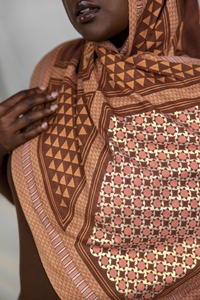 Sharut OEM/ODM Fornitore di Hijab VELA, Hijab in Viscosa e Rayon, Scialle Musulmano in Modal Tessuto, Hijab Stampato Damascato Luminoso in Modal 2026 - Product Image 3