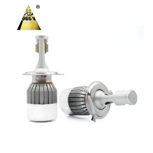 C6 Faros delanteros LED de alto rendimiento Crisp 6000K Blanco Durable e impermeable Mini C6 H4 Hi/<span class=keywords><strong>Lo</strong></span> Beam 12V 24V H7 H11 9005 9006 - Product Image 1