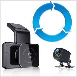 Caméra embarquée pour voiture, mini caméra de tableau de bord Wifi 3,0 pouces, FHD 1080P, avec GPS intégré, <span class=keywords><strong>enregistreur</strong></span> vidéo avec caméra de recul - Product Image 2