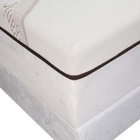 Surmatelas en mousse à mémoire de forme hybride haute densité à libération de pression, mousse viscoélastique compressée sous vide, taille King pour bébés et enfants