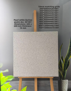 Baldosas <span class=keywords><strong>de</strong></span> Porcelana Antideslizantes para Exteriores <span class=keywords><strong>de</strong></span> 600x600 mm y 18 mm <span class=keywords><strong>de</strong></span> Grosor para Jardín, Balcón, Patio, Camino, Piscina, Terraza y Patio Trasero - Product Image 6