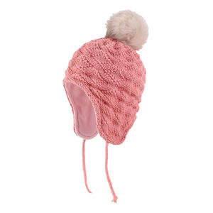 <span class=keywords><strong>Bonnet</strong></span> péruvien d'hiver à oreillettes doublé de polaire <span class=keywords><strong>Bonnet</strong></span> en tricot pompon avec longue tresse pour bébé filles de 1 à 4 ans - Product Image 6