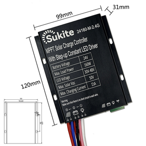 Sukite 50V 15a Panel solar <span class=keywords><strong>MPPT</strong></span> Luz de calle solar Controlador de carga <span class=keywords><strong>MPPT</strong></span> Control <span class=keywords><strong>Regulador</strong></span> solar - Product Image 6
