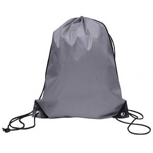 กระเป๋าเป้สะพายหลังแบบมีเชือกผูก โพลีเอสเตอร์ 210D พิมพ์โลโก้ได้ สำหรับเดินทาง ออกกำลังกาย ใช้ในโรงเรียน และช้อปปิ้ง - Product Image 3