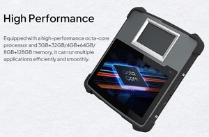 Tablette industrielle robuste MOSIP MTK avec lecteur d'empreintes digitales FAP60, scanner biométrique, NFC, double SIM, pour l'enregistrement civil et la permise de conduire - Product Image 3