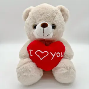 Valentinstag Geschenk Kuscheltier Spielzeug Netter Teddybär Mit Herz Plüsch tier
